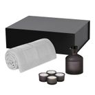 Подарочный набор Сенто (Sento), Селла Софт (Cella Soft), серый (свеча, диффузор, плед)