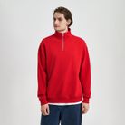 Толстовка на молнии унисекс Флоу (Flow), красная, размер XL/2XL