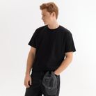 Футболка унисекс Крис (Kris), 150 гр., черная, размер M