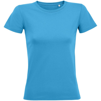 Футболка женская Regent Fit Women, ярко-бирюзовая, размер M