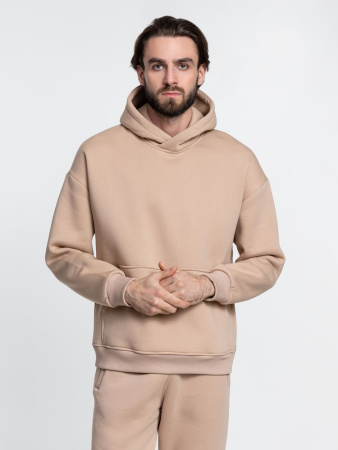 Худи Kulonga Oversize, бежевое, размер XL/XXL