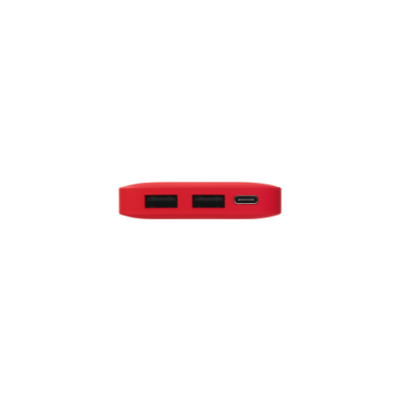 Внешний аккумулятор с подсветкой Анкор (Ancor) 5000 mAh, красный