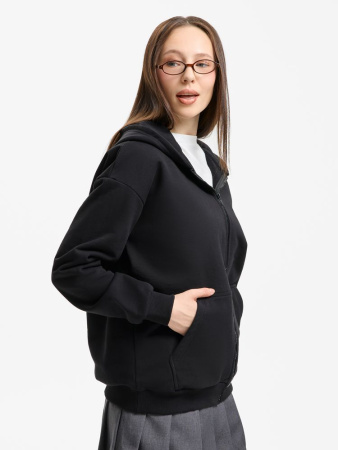 Толстовка унисекс оверсайз Sartoro, черная, размер 3XL/4XL