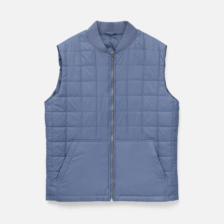 Жилет унисекс Warmbridge, синий (джинс), размер 3XL