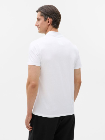 Рубашка поло мужская Prescott men 170 белая, размер M