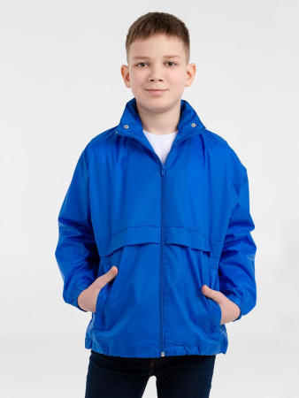Ветровка детская Surf Kids, ярко-синяя, на рост 130-140 см (10 лет)