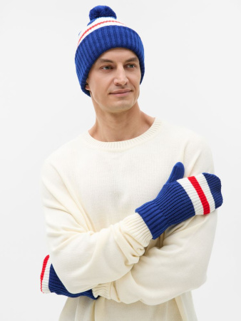 Варежки Winwear, темно-синие (кобальт), размер S/M