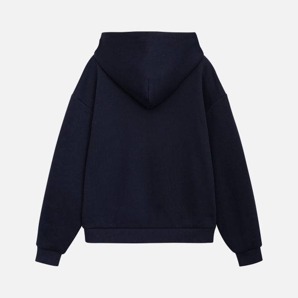 Худи релакс унисекс Баланс (Balance), с начесом, синий, размер 3XL/4XL