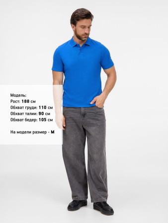 Рубашка поло унисекс Tervise, ярко-синяя (royal), размер XL