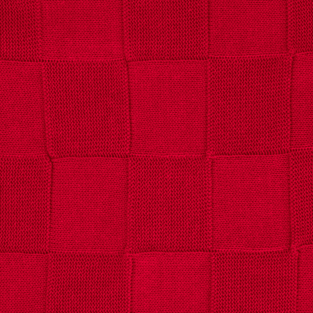 Плед Селла (Cella) вязаный, красный (без подарочной коробки)