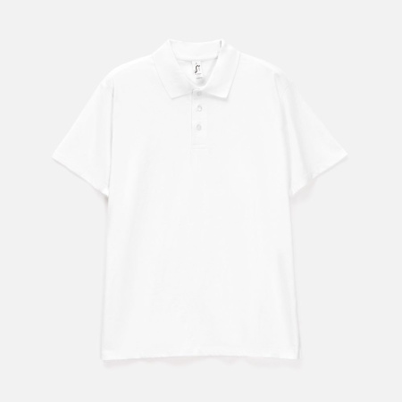 Рубашка поло мужская Prescott men 170 белая, размер XL