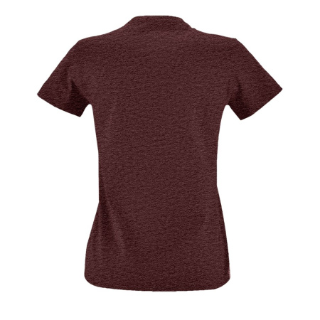Футболка женская Imperial Fit Women бордовый меланж, размер L