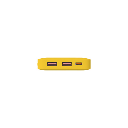 Внешний аккумулятор с подсветкой Анкор Плюс PD (Ancor PD Plus) 10000 mAh, желтый