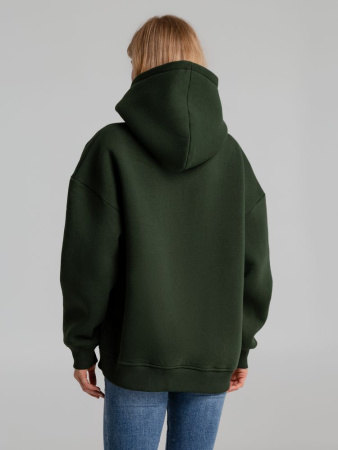 Худи Kulonga Oversize, темно-зеленый хаки, размер XS/S