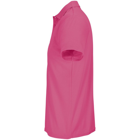 Рубашка поло унисекс Pitcher, розовая (ribbon pink), размер XL
