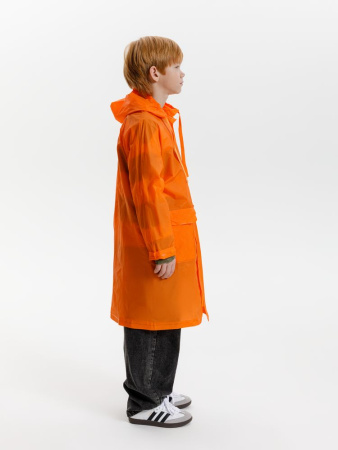 Дождевик детский RainDrop Kids, оранжевый, 10 лет (рост 130-140)
