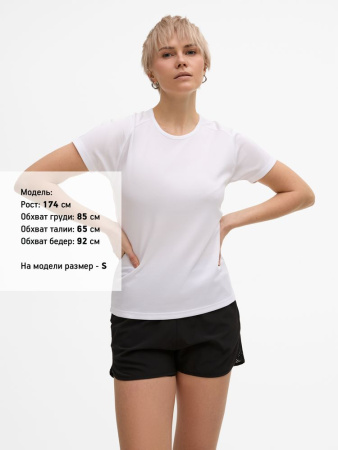 Футболка женская Sporty Women 140 белая, размер S