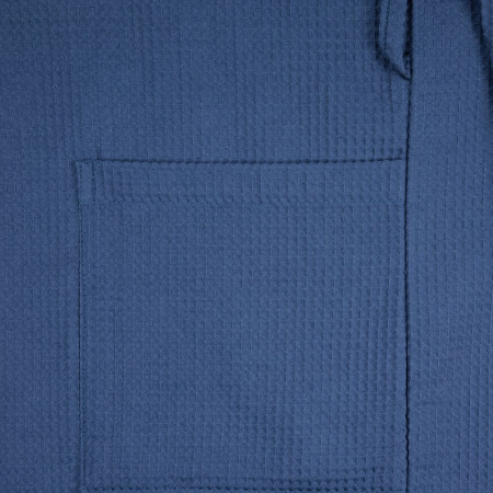 Халат вафельный Kimono, темно-синий, размер XL/XXL