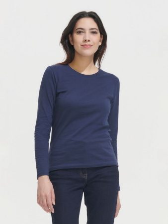 Футболка с длинным рукавом Imperial LSL Women черная, размер M