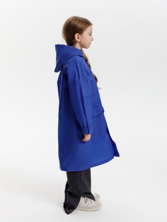 Дождевик детский RainDrop Kids, ярко-синий, 10 лет (рост 130-140)