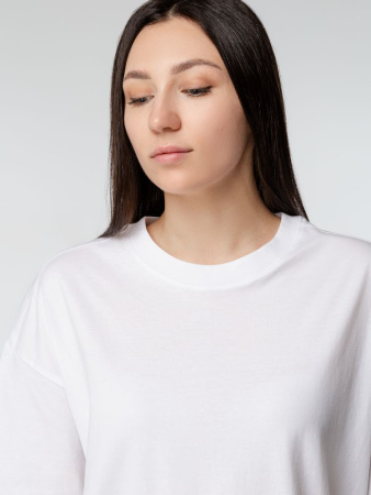 Футболка оверсайз женская Boxy Women, бежевая (льняная), размер L