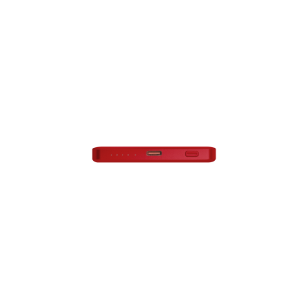 Внешний аккумулятор Атлантис (Atlantis) PD 5000mAh с функцией беспроводной зарядки 15W, красный