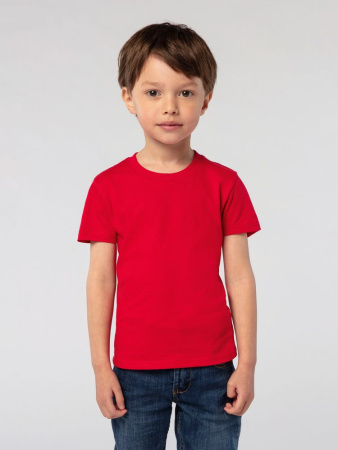 Футболка детская Pioneer Kids, красная, на рост 106-116 см (6 лет)