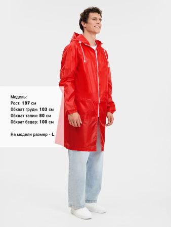 Дождевик Rainman Zip Pro красный, размер L