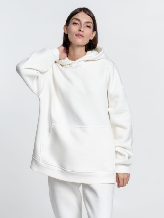Худи Kulonga Oversize, молочно-белое, размер XS/S