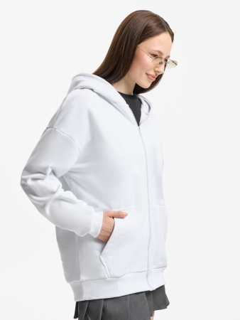 Толстовка унисекс оверсайз Sartoro, белая, размер XL/XXL