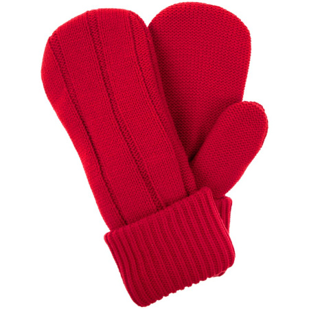 Варежки Knit Beat, красные, размер S/M