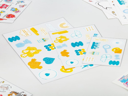 Наклейки UV-DTF Sticker Pack на заказ