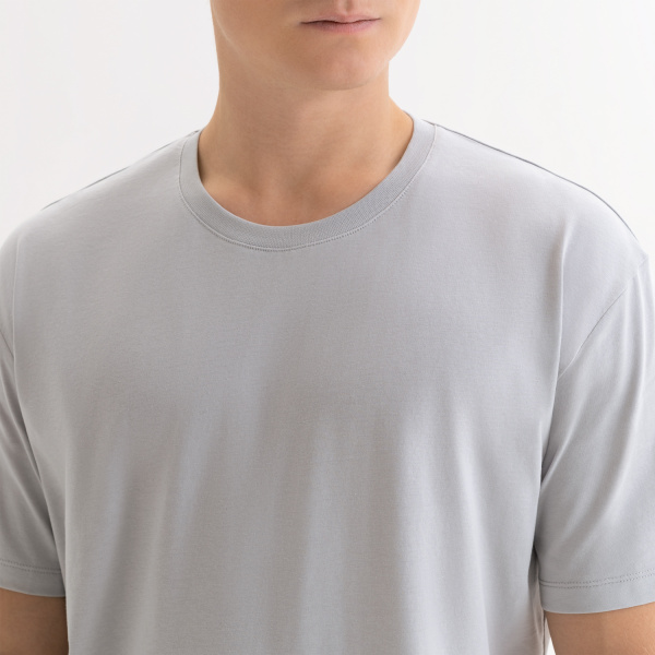 Футболка унисекс Крис (Kris), 150 гр., светло-серая, размер XS