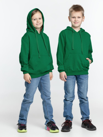 Худи детское Kirenga Kids 2.0, зеленое, 14 лет