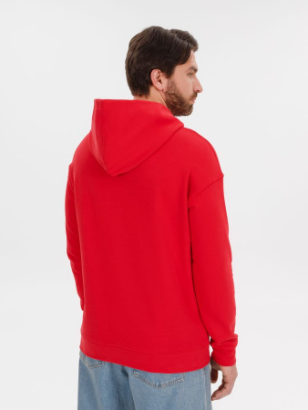 Худи оверсайз унисекс Outshine, красное, размер XL/2XL