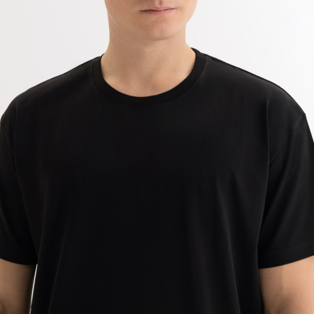 Футболка унисекс Крис (Kris), 150 гр., черная, размер XXXL