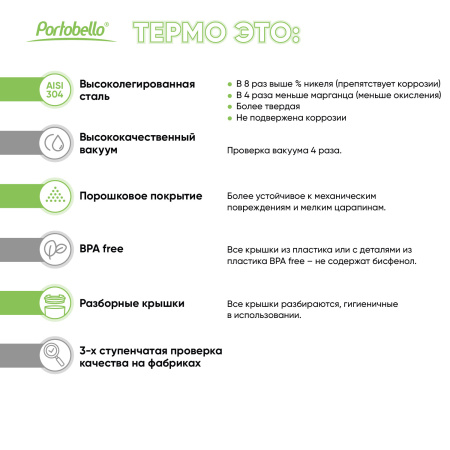 Термобутылка вакуумная герметичная Соренто (Sorento), белая, зернистое покрытие