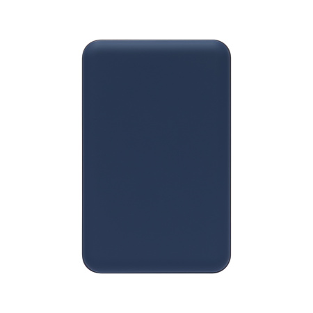 Внешний аккумулятор Ларго PD (Largo PD) 5000mAh с функцией беспроводной зарядки 15W, синий
