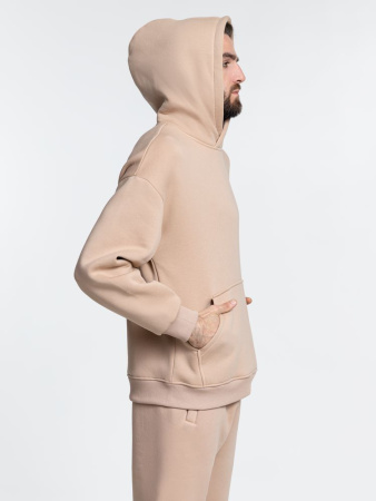 Худи Kulonga Oversize, бежевое, размер XL/XXL