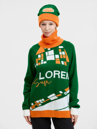 Свитер на заказ Tricksy Net Reglan, акрил, размер XL
