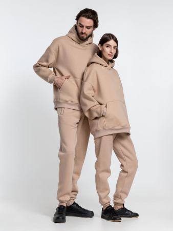 Худи Kulonga Oversize, бежевое, размер XL/XXL