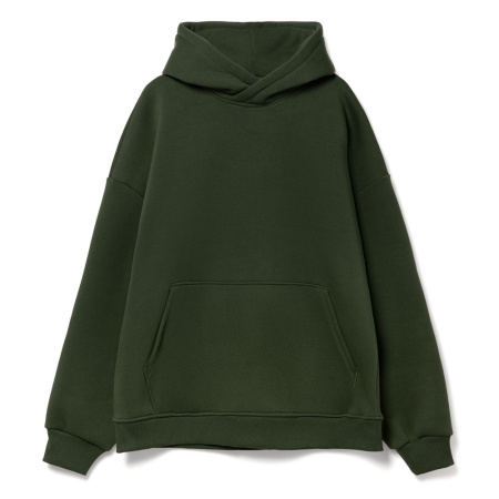 Худи Kulonga Oversize, темно-зеленый хаки, размер XS/S