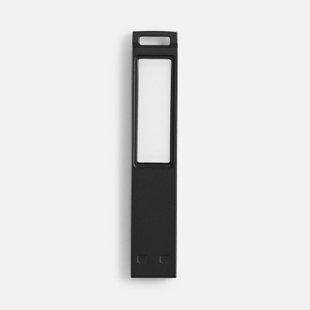 Флешка markBright Black с синей подсветкой