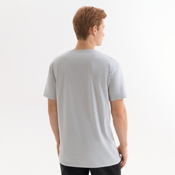 Футболка унисекс Крис (Kris), 150 гр., светло-серая, размер XL