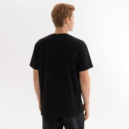 Футболка унисекс Крис (Kris), 150 гр., черная