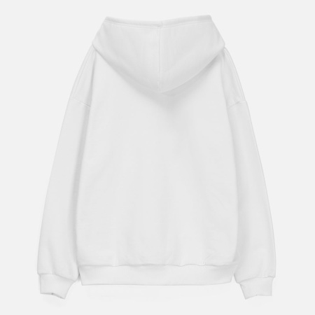 Толстовка унисекс оверсайз Sartoro, белая, размер XL/XXL