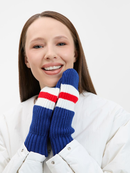 Варежки Winwear, темно-синие (кобальт), размер S/M