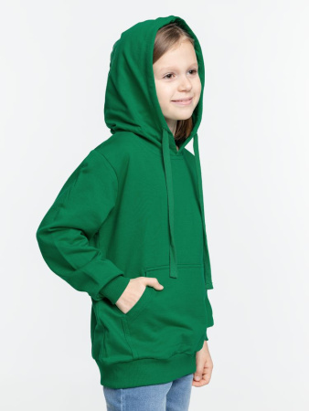 Худи детское Kirenga Kids 2.0, зеленое, 14 лет