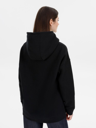 Худи оверсайз унисекс Snuggie, черное, размер M/L