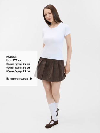 Футболка женская с круглым вырезом Lady 220 белая, размер XL